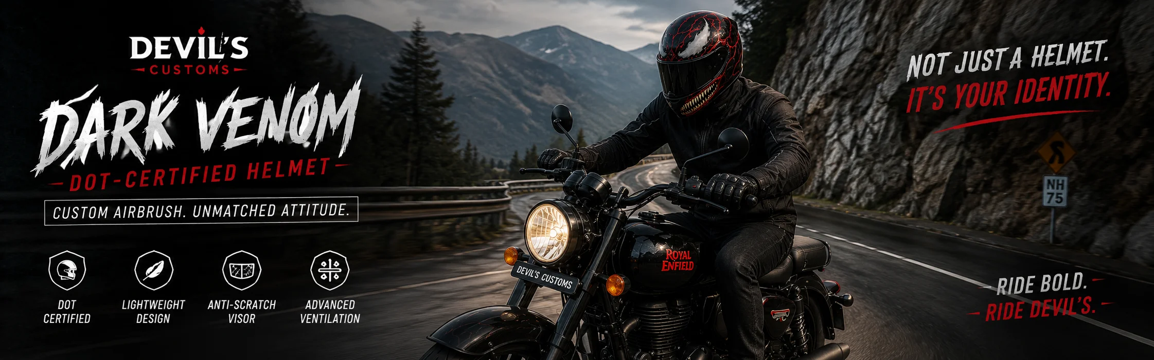 Matte bike paint vs Glossy candy paint comparison on Royal Enfield motorcycles by Devil's Customs
