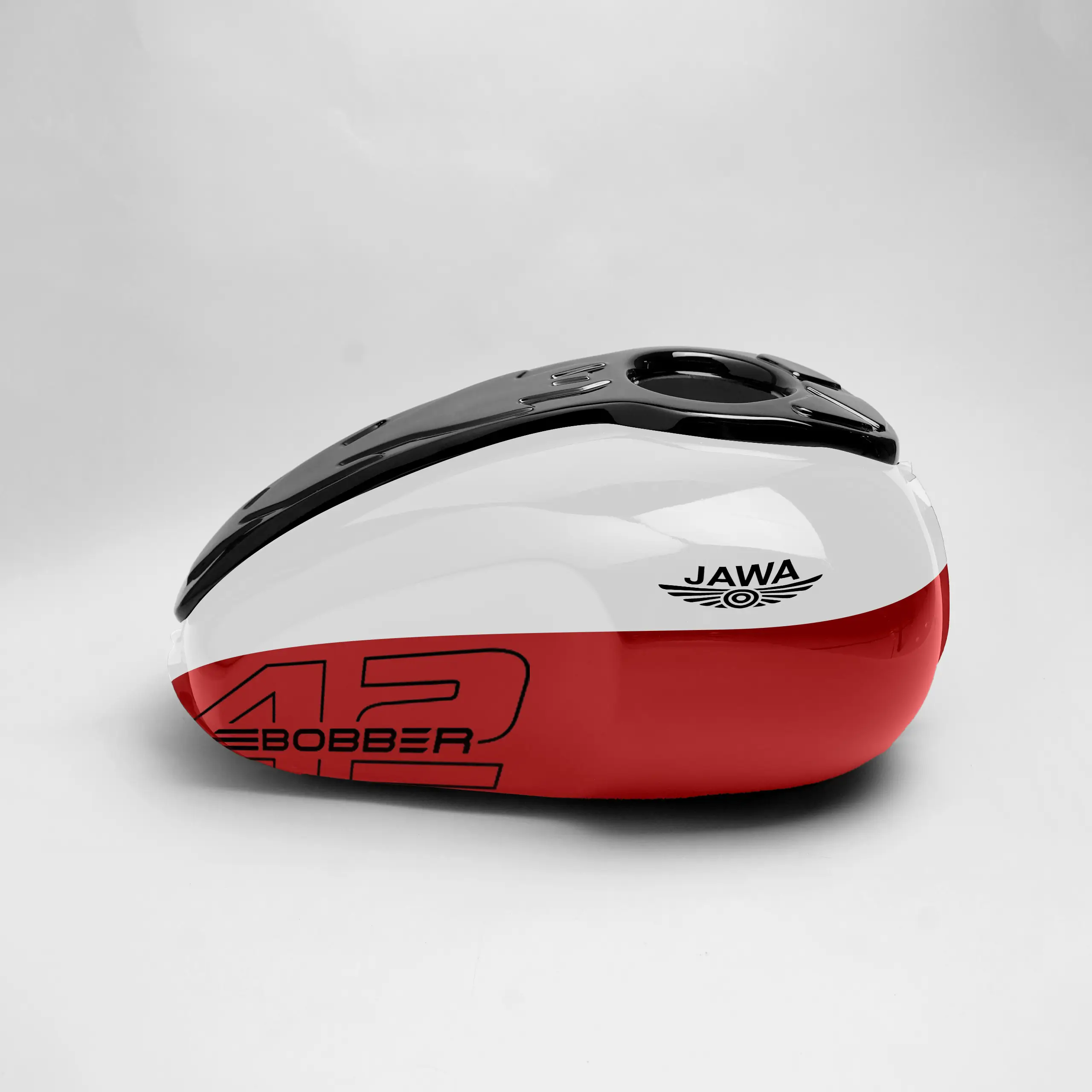 Jawa Bobber Red & White 2